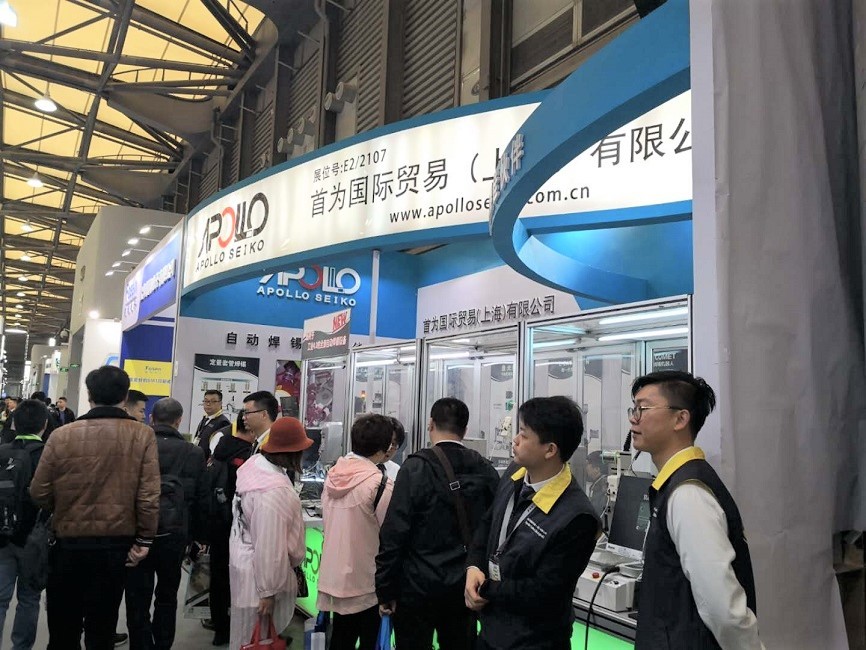 我們在Productronica China 2019展出。